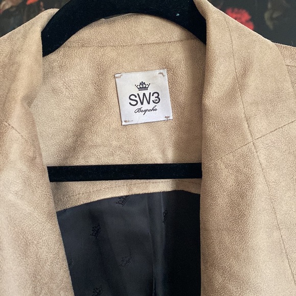 Lightweight faux suede moto jacket - Picture 3 of 4